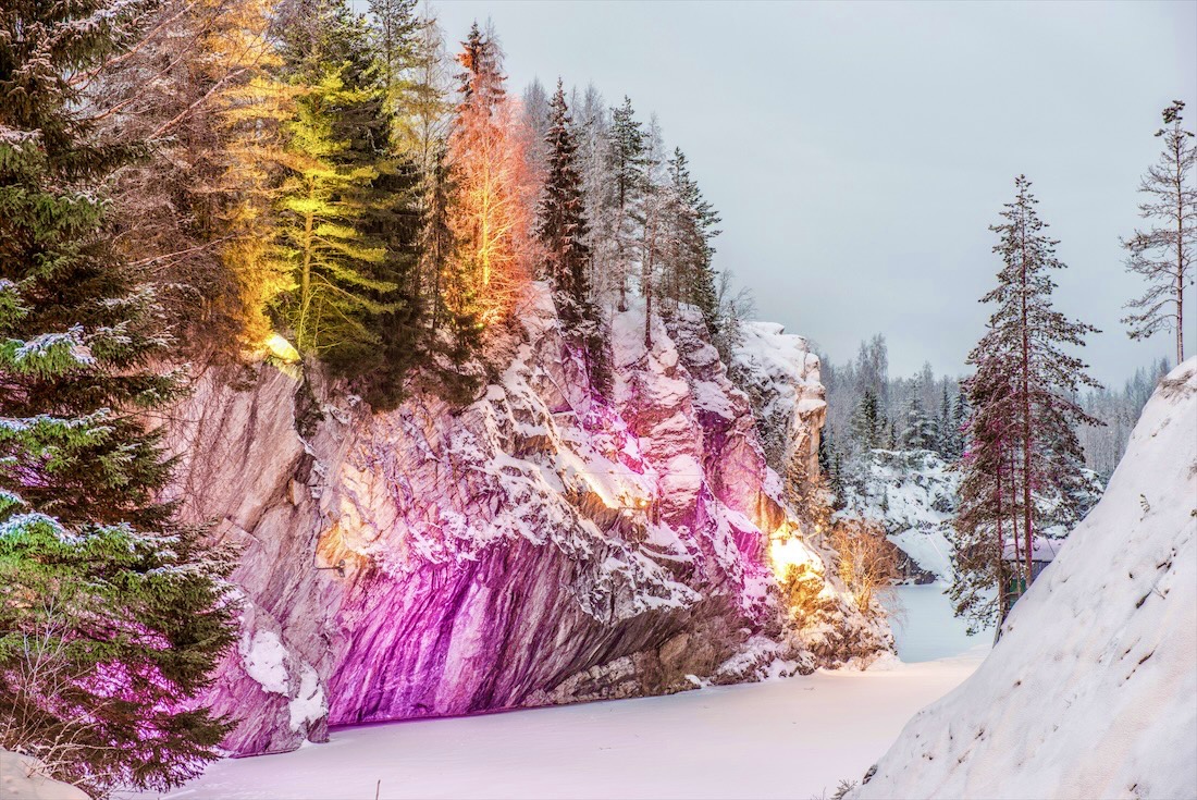 Зимние каникулы в Карелии