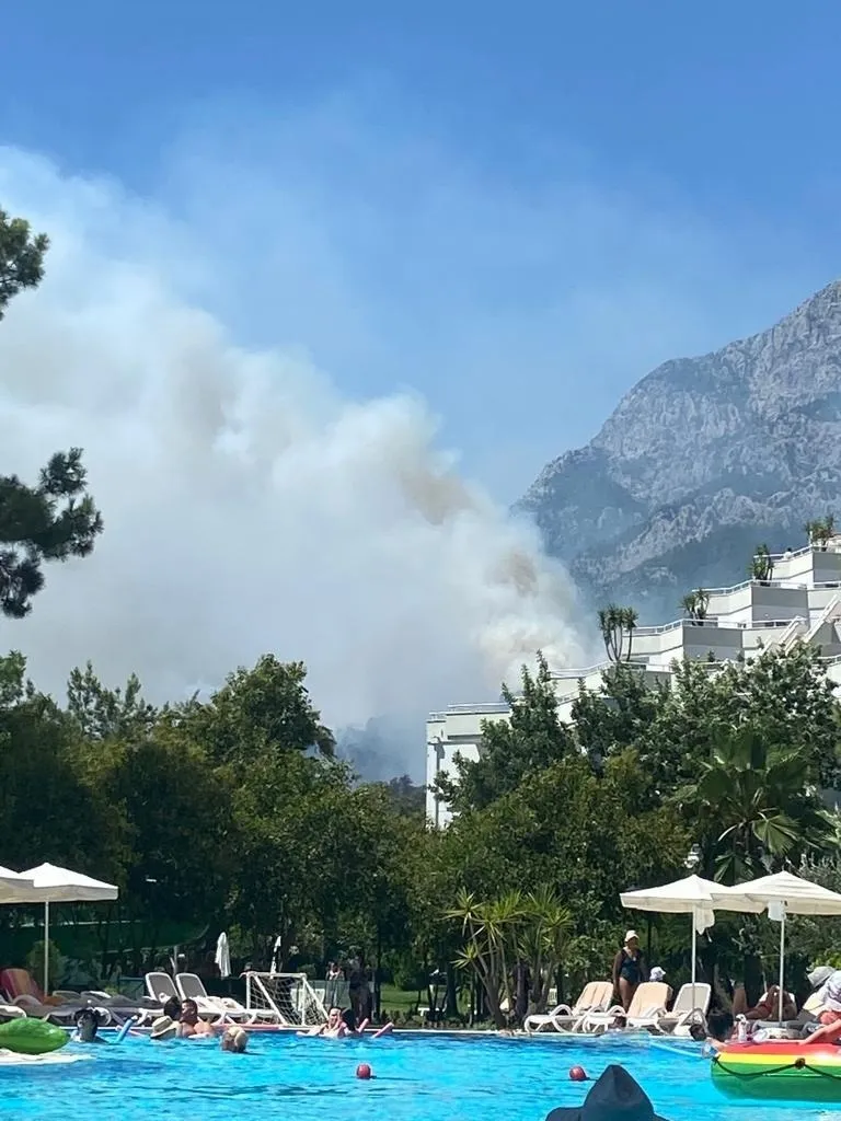 Лесные пожары в Турции 